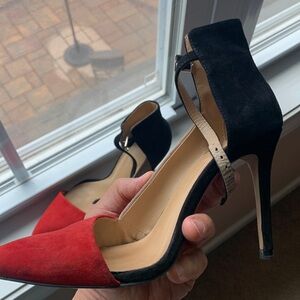 Zara Basic Women suede shoes.
